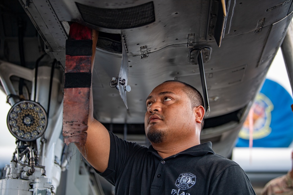 A-10C Thunderbolt II Familiarization training in Palau