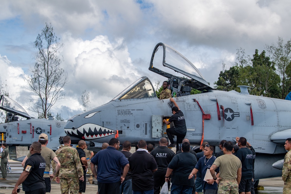 A-10C Thunderbolt II Familiarization training in Palau