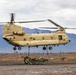 Senior Leaders observe CH-47 Chinook sling load a M777 Howitzer