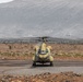 Senior Leaders observe CH-47 Chinook sling load a M777 Howitzer