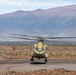 Senior Leaders observe CH-47 Chinook sling load a M777 Howitzer