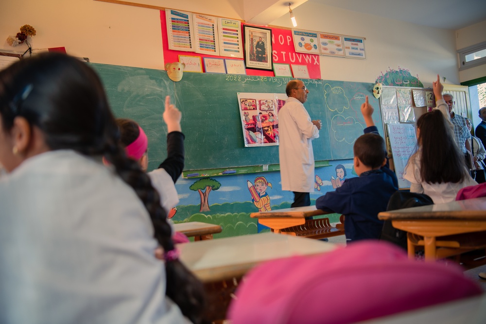 USAID Visit to National Program for Reading School in Oudja