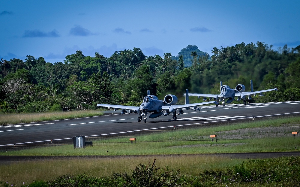 23 WG personnel operate out of Palau during Iron Thunder