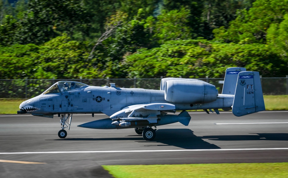 23 WG personnel operate out of Palau during Iron Thunder