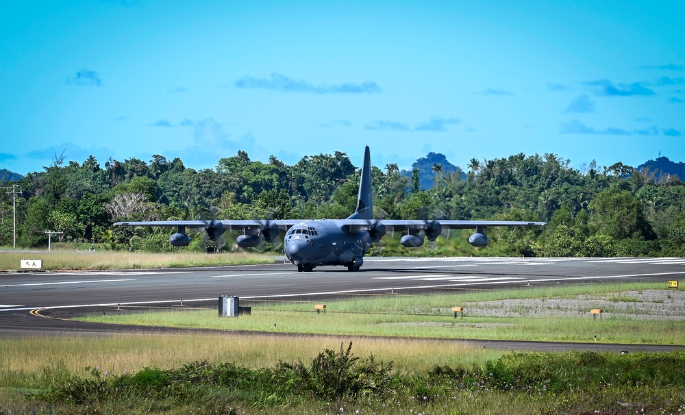 23 WG personnel operate out of Palau during Iron Thunder