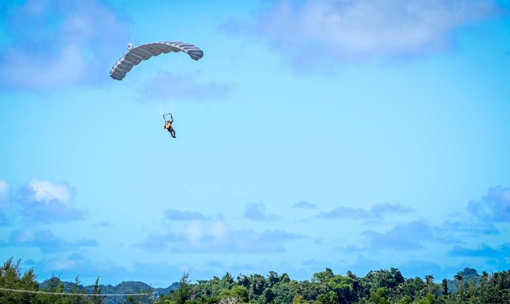 23 WG personnel operate out of Palau during Iron Thunder
