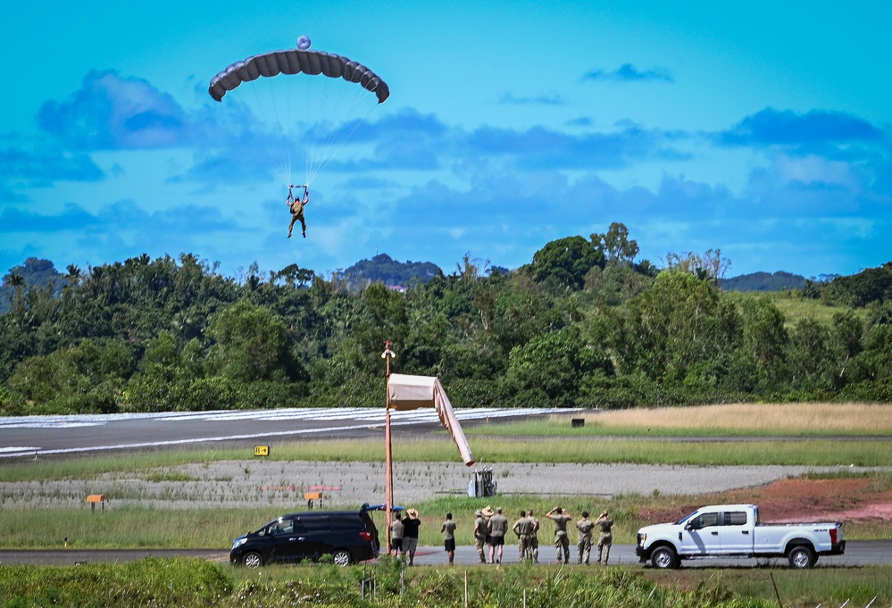 23 WG personnel operate out of Palau during Iron Thunder