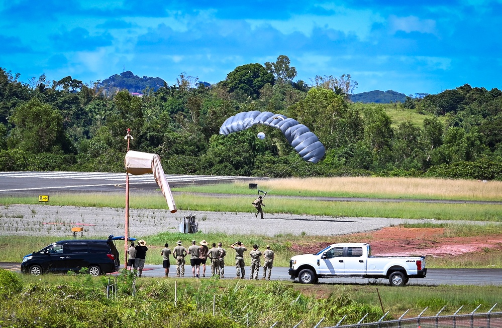 23 WG personnel operate out of Palau during Iron Thunder