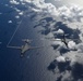 B-1B Lancers/A-10C Thunderbolts fly aerial integration sortie over Pacific Ocean