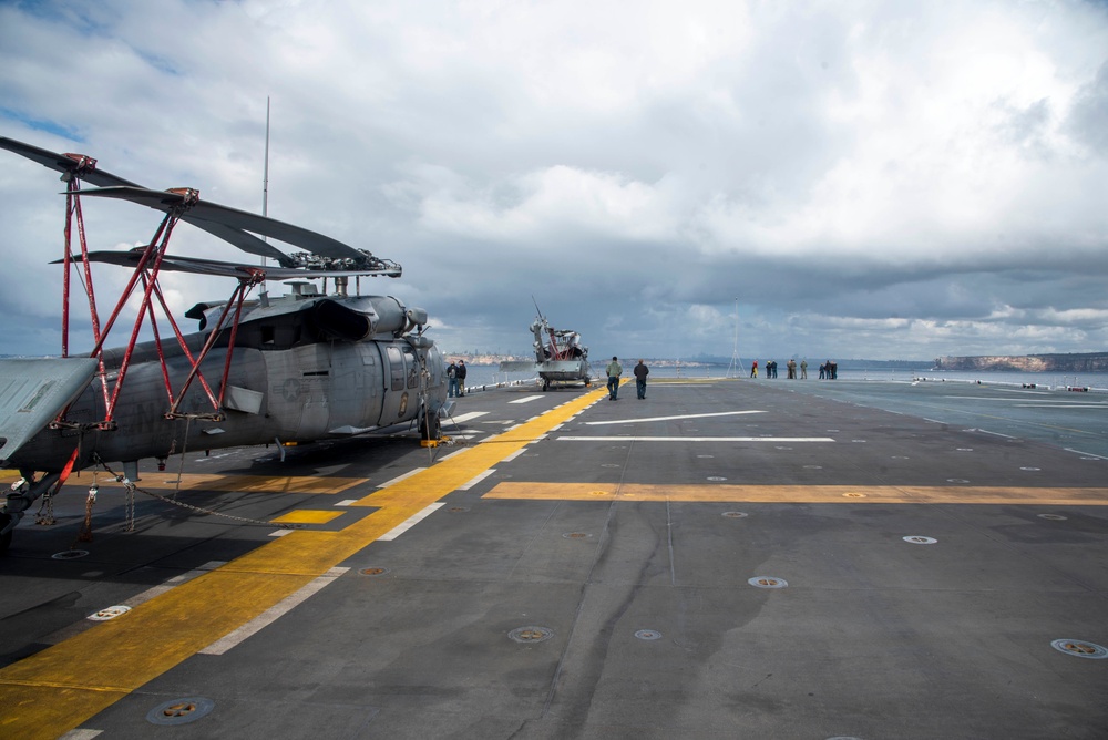 USS Tripoli Arrives in Sydney