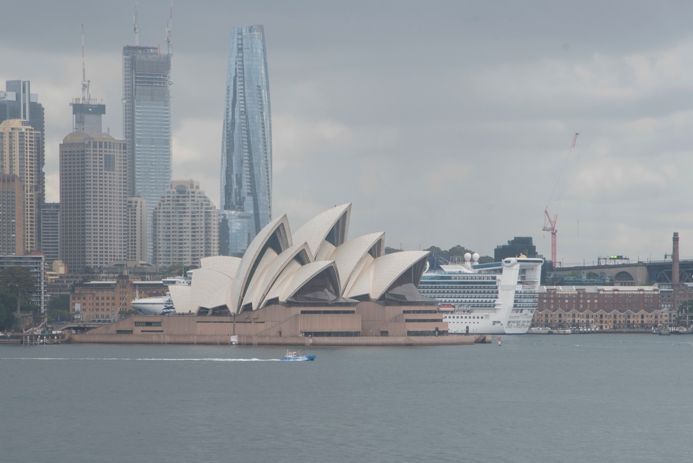 USS Tripoli Arrives in Sydney