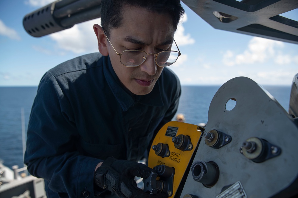 USS Tripoli CIWS Upload