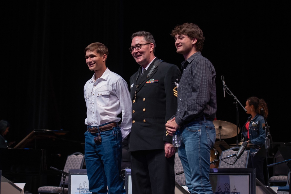 The U.S. Navy Commodores perform at Jefferson Theatre.