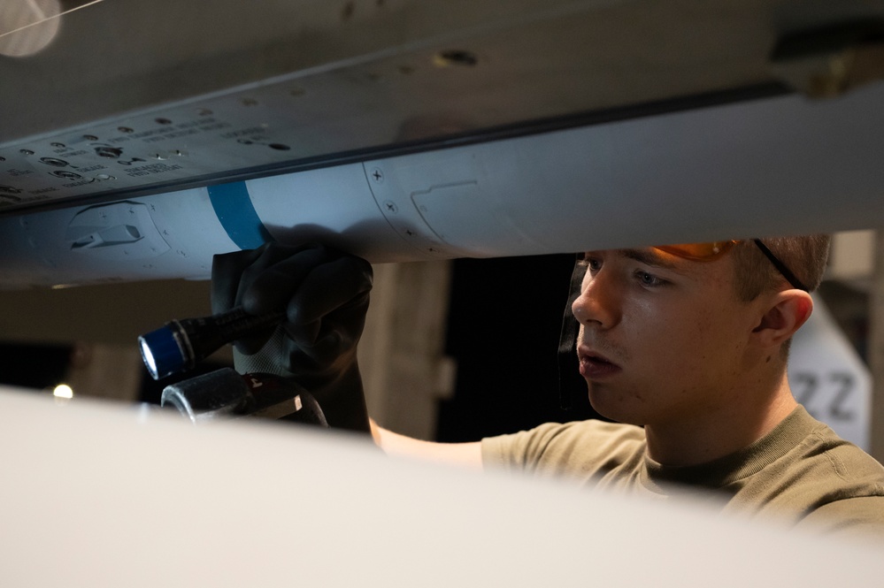 F-15C night flying, readiness around the clock