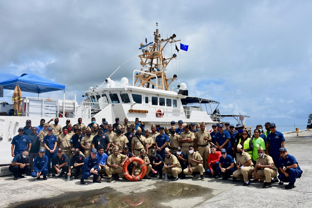 U.S. Coast Guard invests time with partners in Yap during Operation Rematau