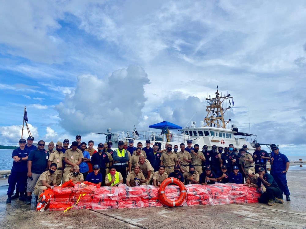 U.S. Coast Guard invests time with partners in Yap during Operation Rematau