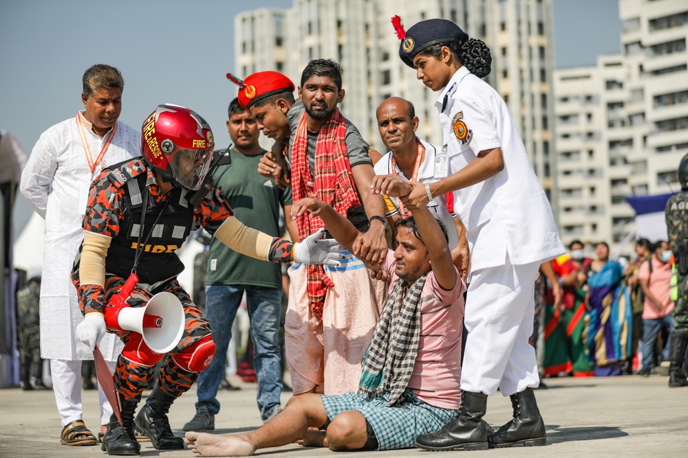 Bangladesh DREE 22 Disaster Response demonstration