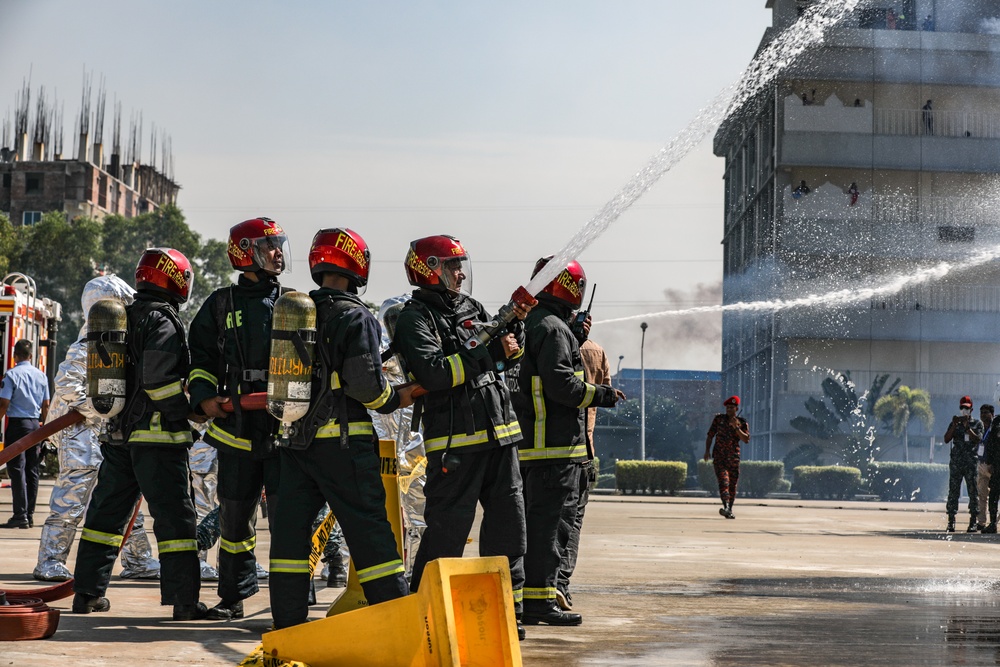 Bangladesh DREE 22 Disaster Response demonstration