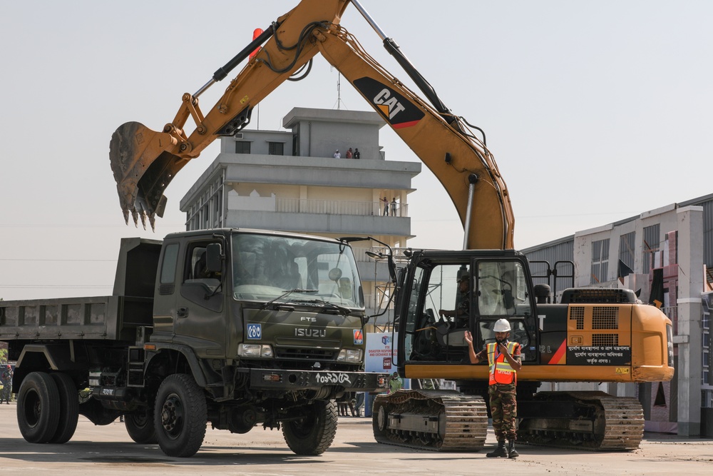 Bangladesh DREE 22 Disaster Response demonstration