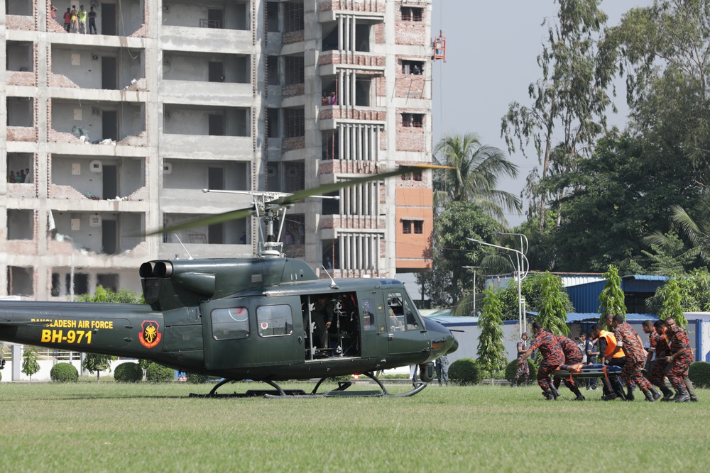 Bangladesh DREE 22 Disaster Response demonstration