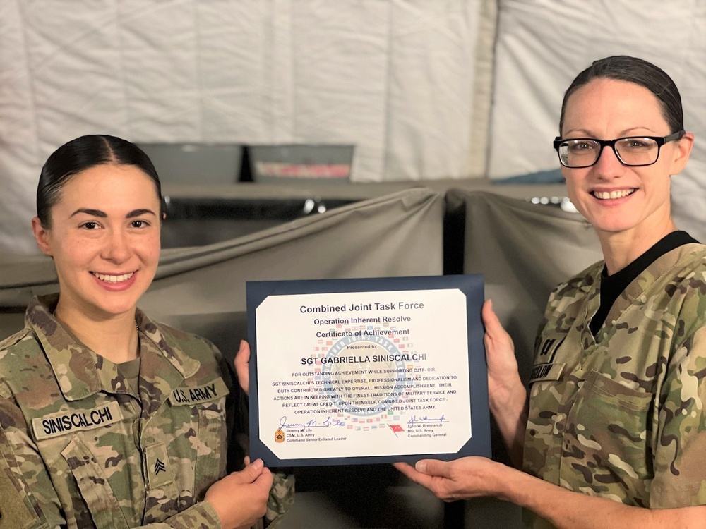 Combined Joint Task Force Operation Inherent Resolve Hero of the Week