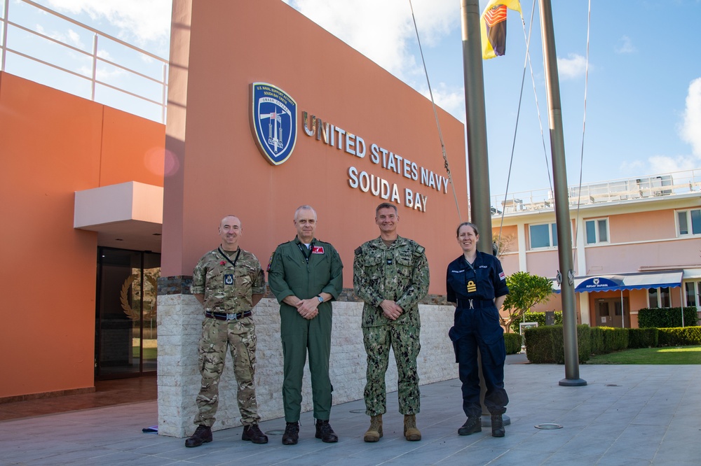 NSA Souda Bay Welcomes Royal Air Force Squadron Leadership