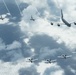 B-1B Lancers, A-10C Thunderbolts fly aerial integration sortie over Pacific Ocean