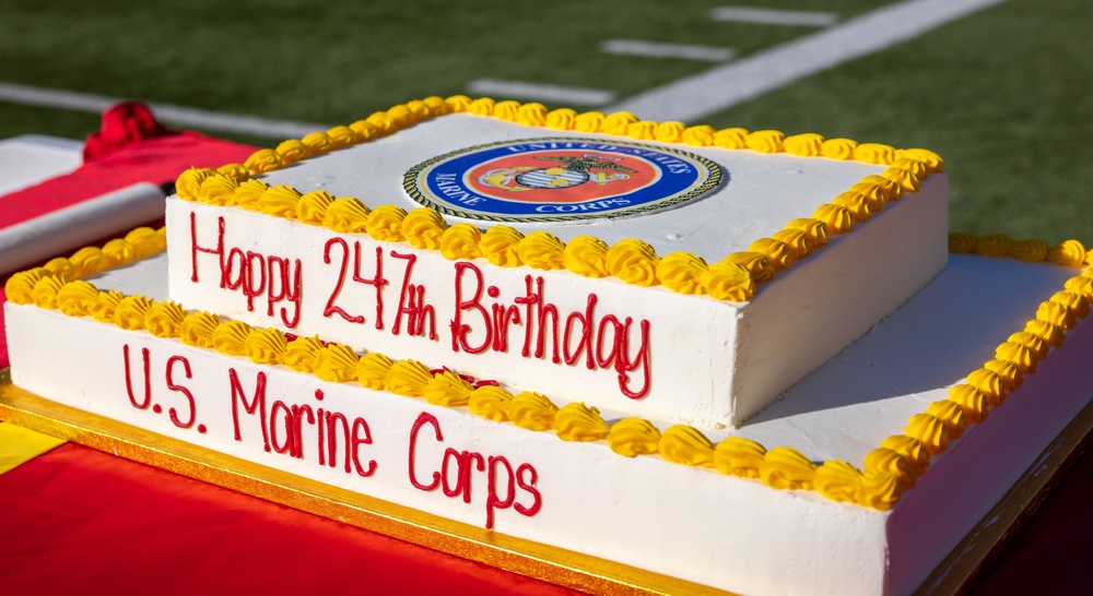 Marine Corps Base Quantico cake cutting ceremony