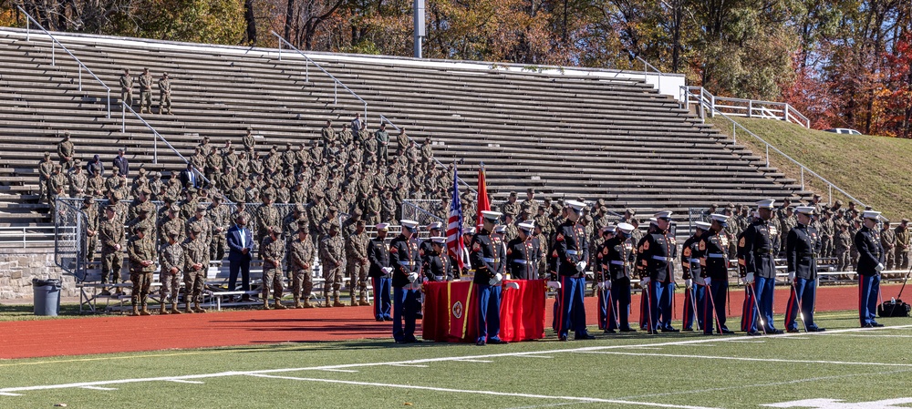 Marine Corps Base Quantico cake cutting ceremony