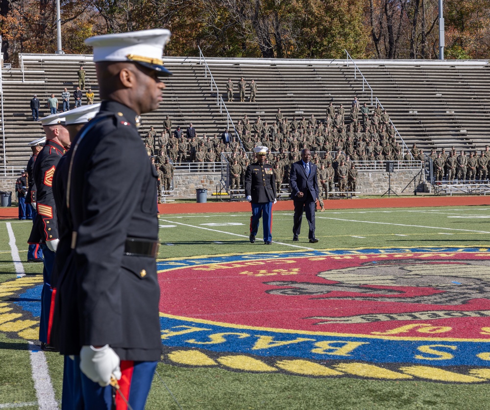 Marine Corps Base Quantico cake cutting ceremony