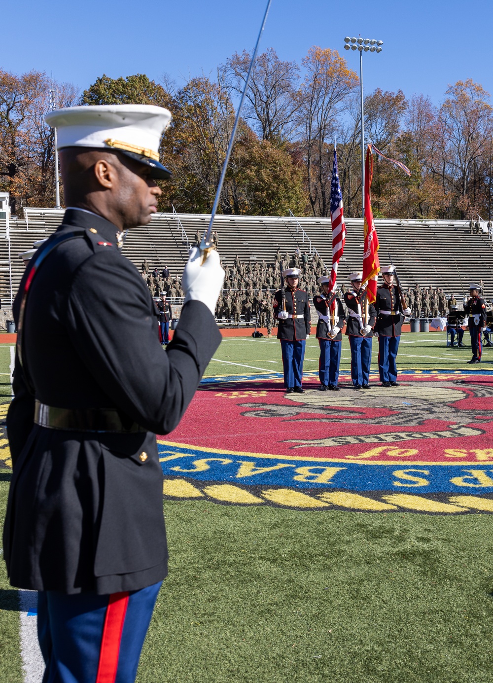 Marine Corps Base Quantico cake cutting ceremony