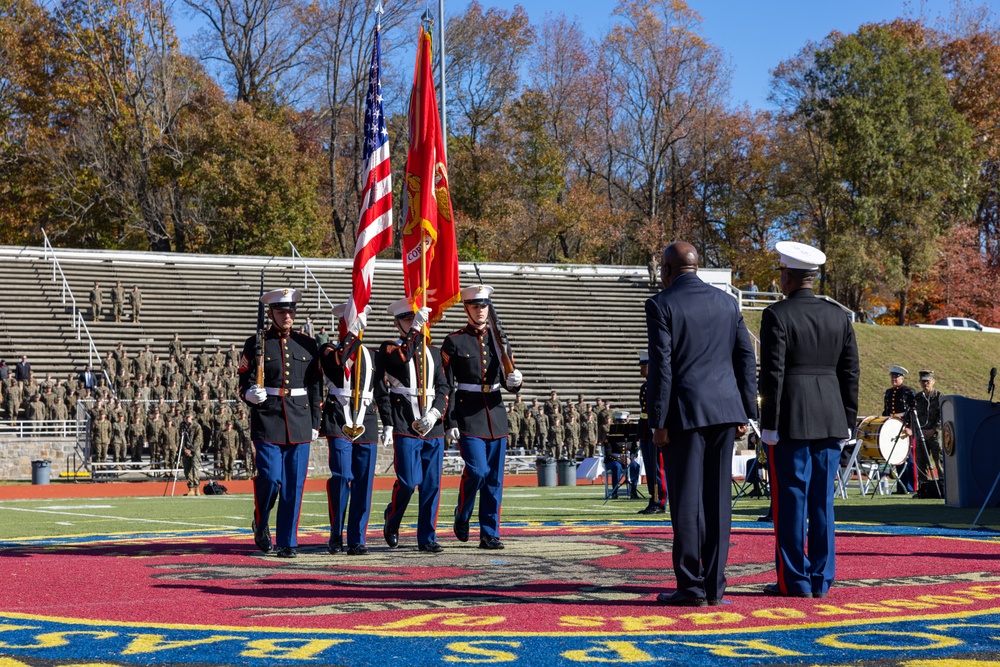 Marine Corps Base Quantico cake cutting ceremony