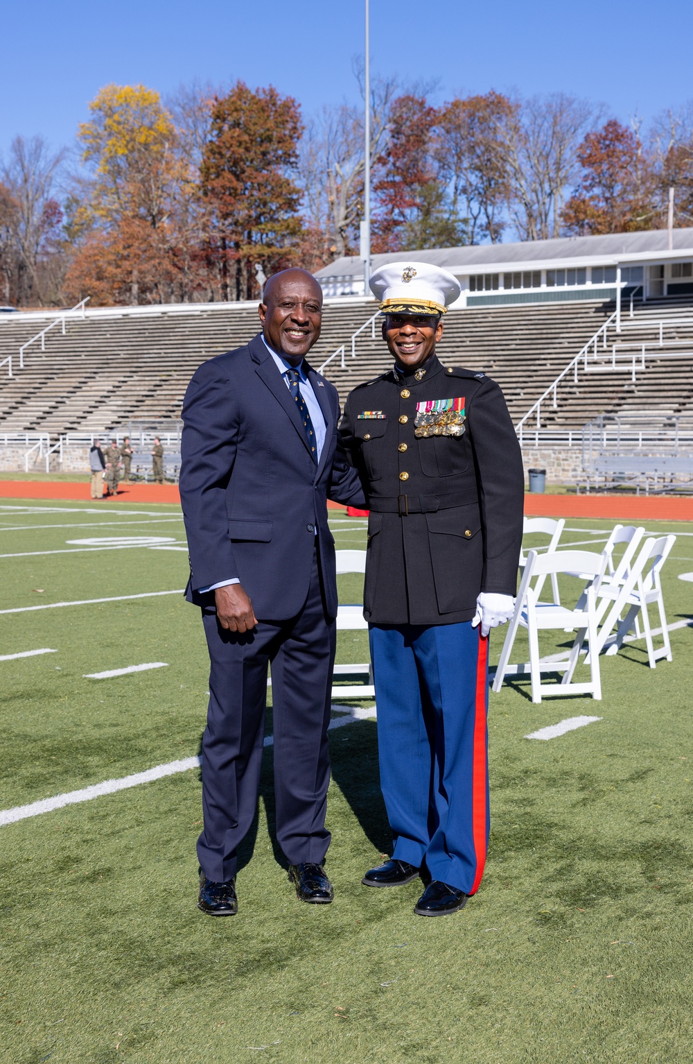 Marine Corps Base Quantico cake cutting ceremony