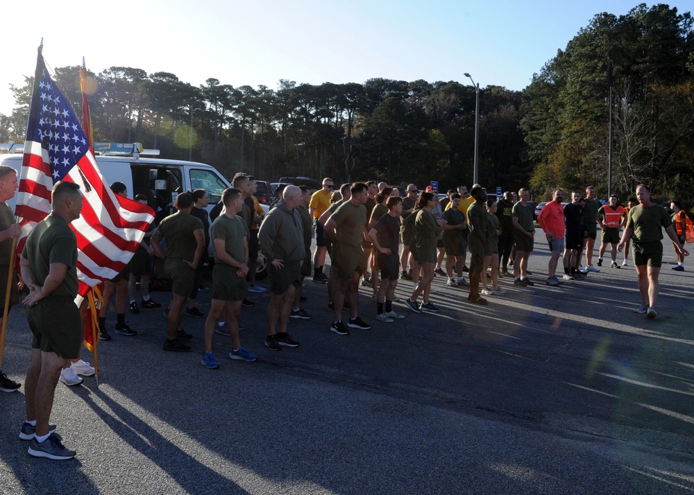 Marine Corps 247th Birthday ‘Relay Run’ Makes Strides on Joint Expeditionary Base Little Creek-Fort Story