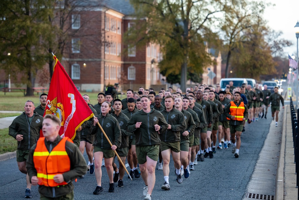 Marine Corps Base Quantico Motivational Run