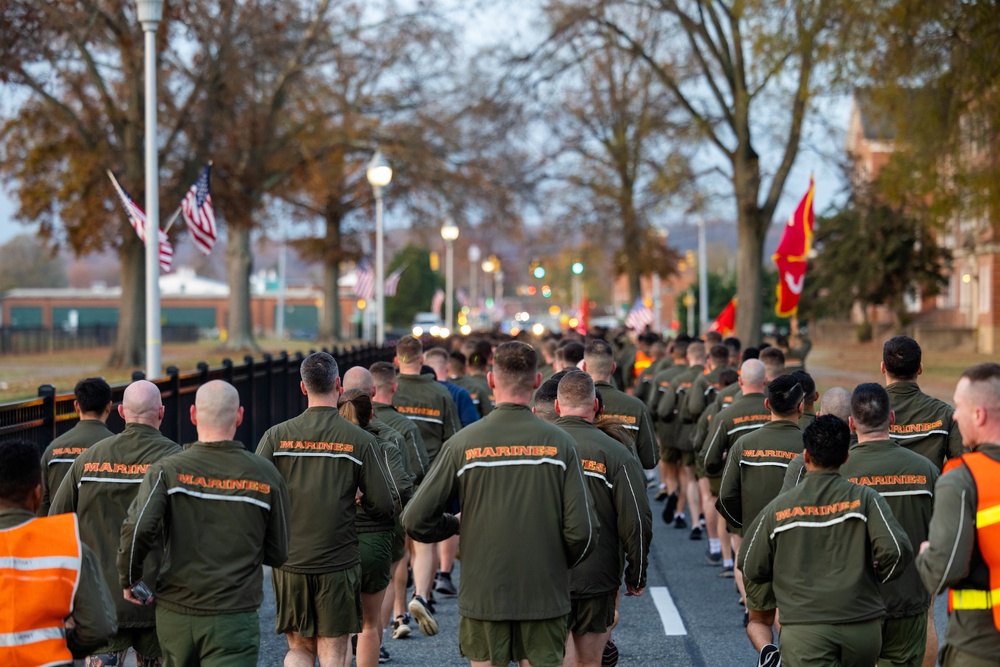 Marine Corps Base Quantico Motivational Run