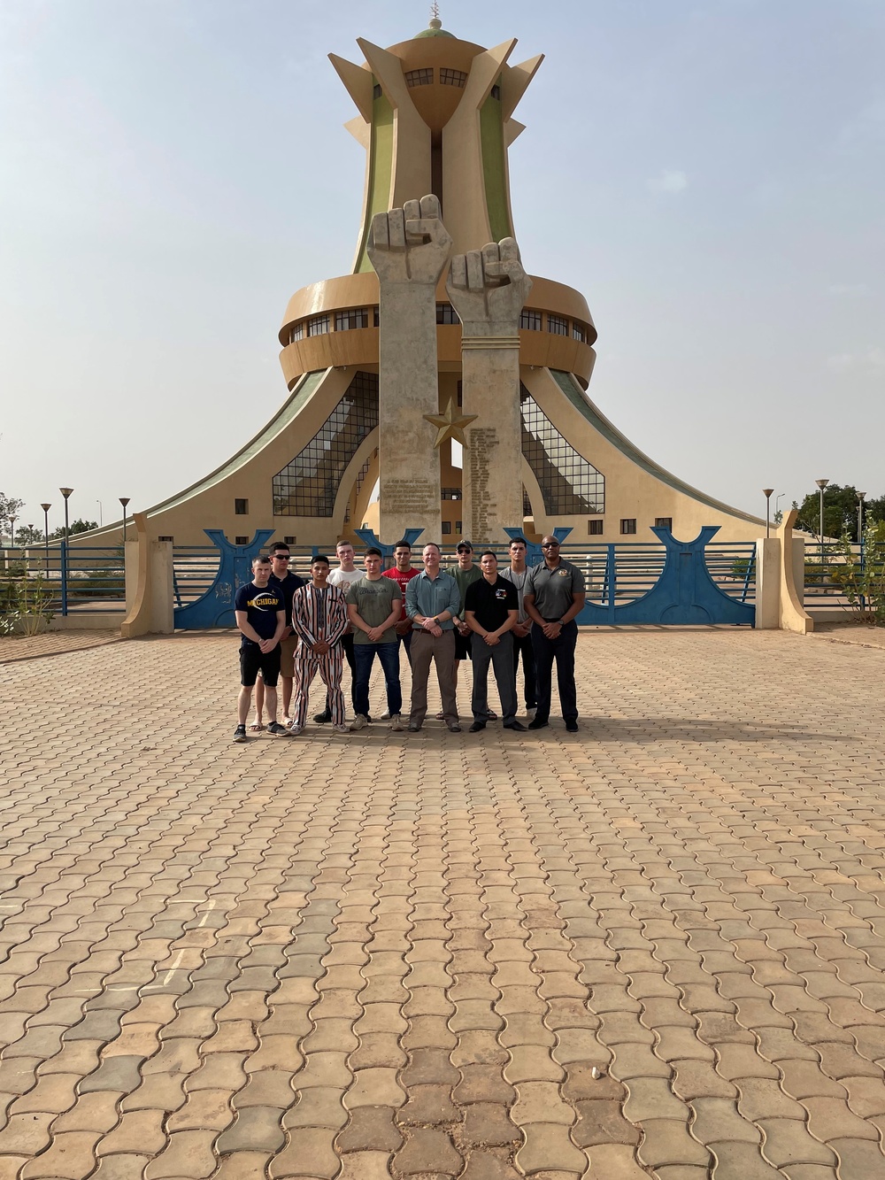 MSGs visit the Monument of National Heroes in Burkina Faso