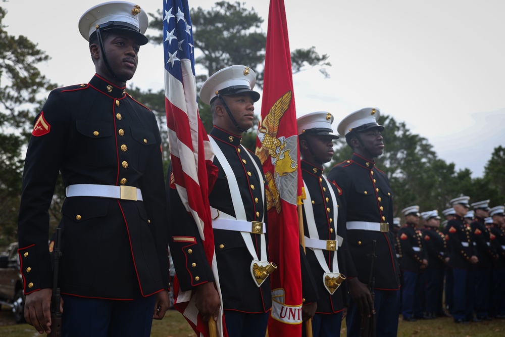 MCB Camp Lejeune hosts the annual Sgt. Maj. McHugh Wreath-Laying Ceremony