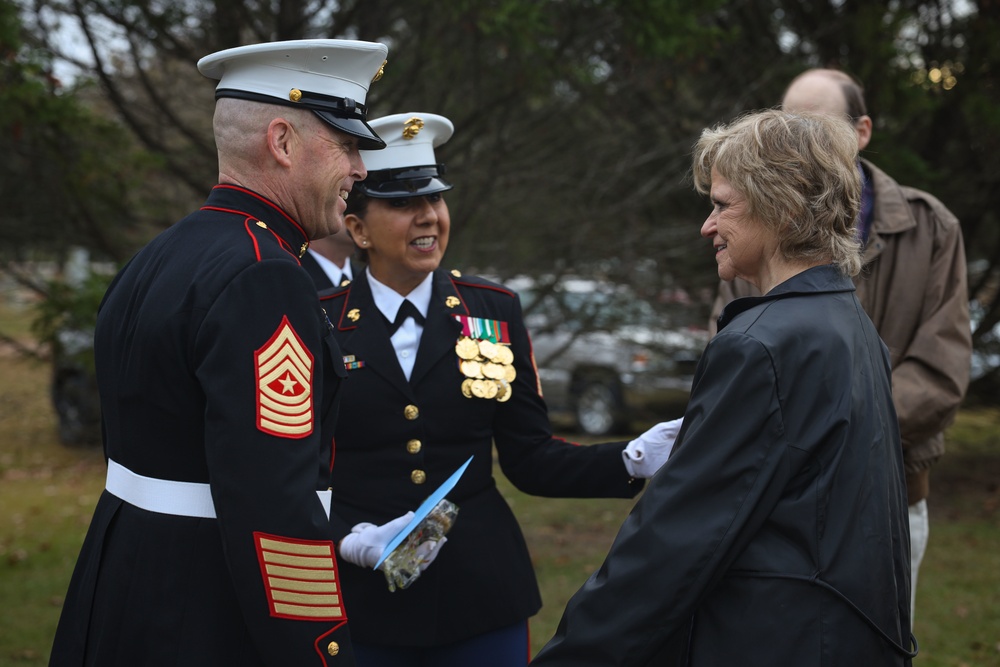 MCB Camp Lejeune hosts the annual Sgt. Maj. McHugh Wreath-Laying Ceremony