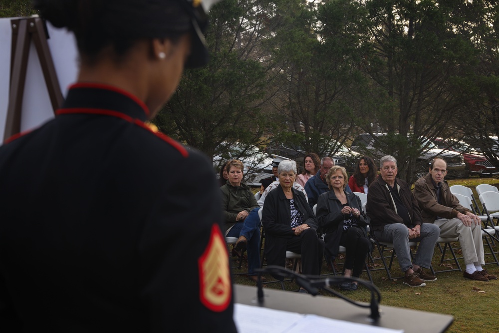 MCB Camp Lejeune hosts the annual Sgt. Maj. McHugh Wreath-Laying Ceremony