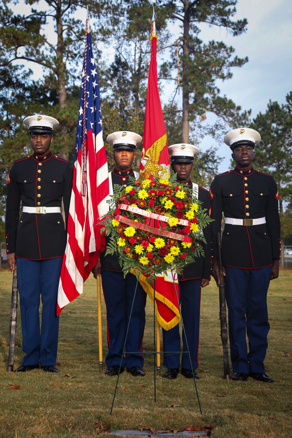 MCB Camp Lejeune hosts the annual Sgt. Maj. McHugh Wreath-Laying Ceremony