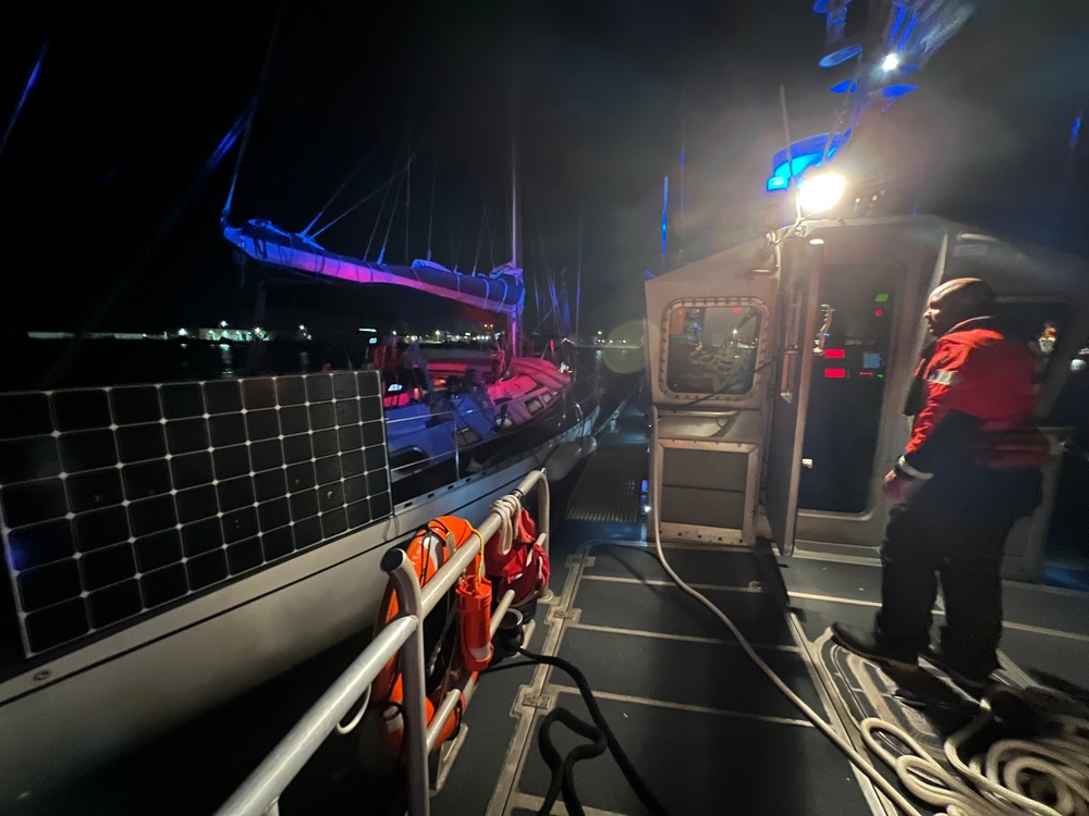 Coast Guard responds to smoking sailing vessel 13 miles south of Cape May