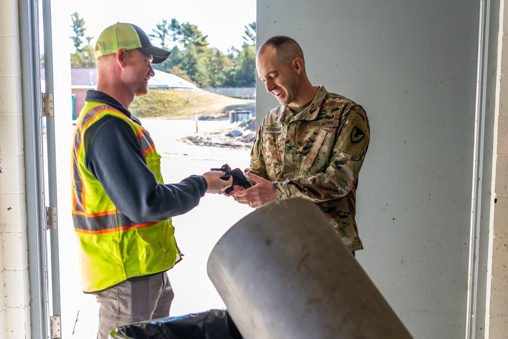 Behind The Triad at Fort McCoy's Wastewater Treatment Facility