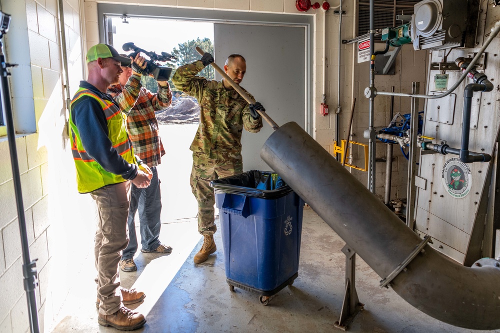 Behind The Triad at Fort McCoy's Wastewater Treatment Facility