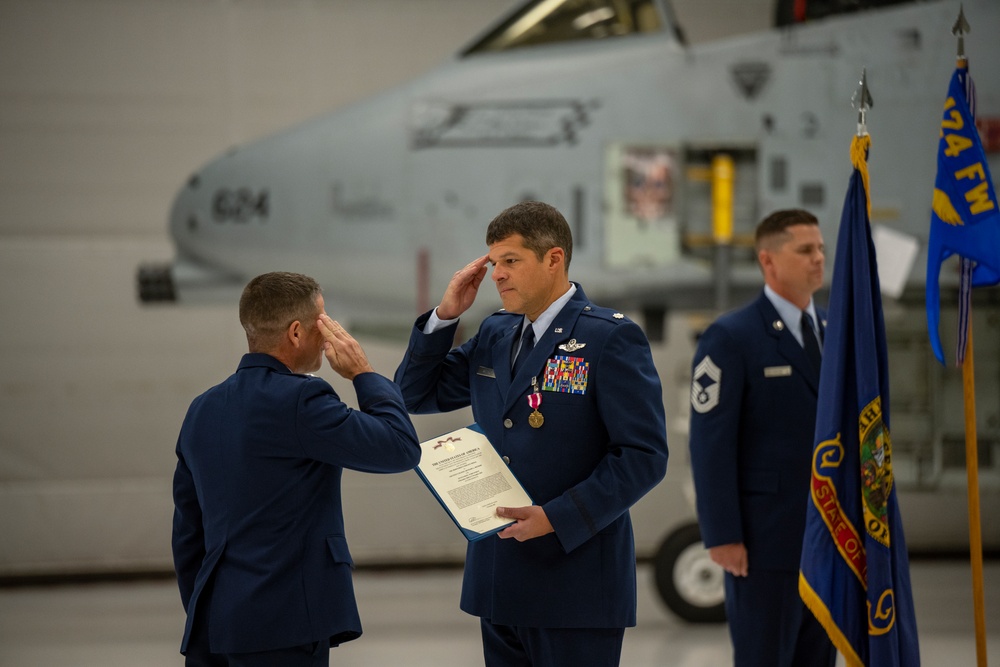 190th FS Change of Command