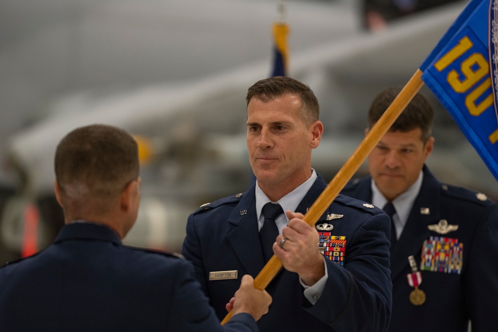 190th Fighter Squadron Change of Command