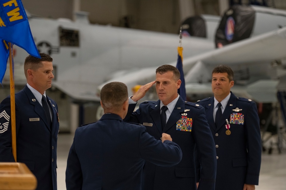 190th Fighter Squadron Change of Command