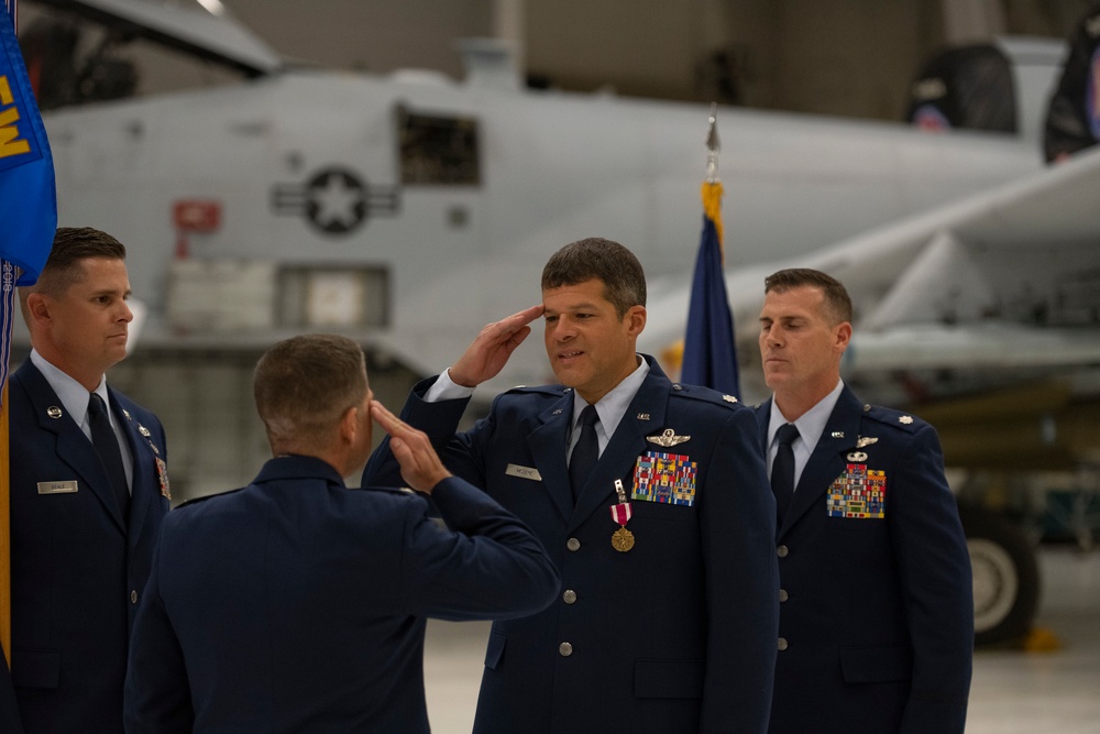 190th Fighter Squadron Change of Command