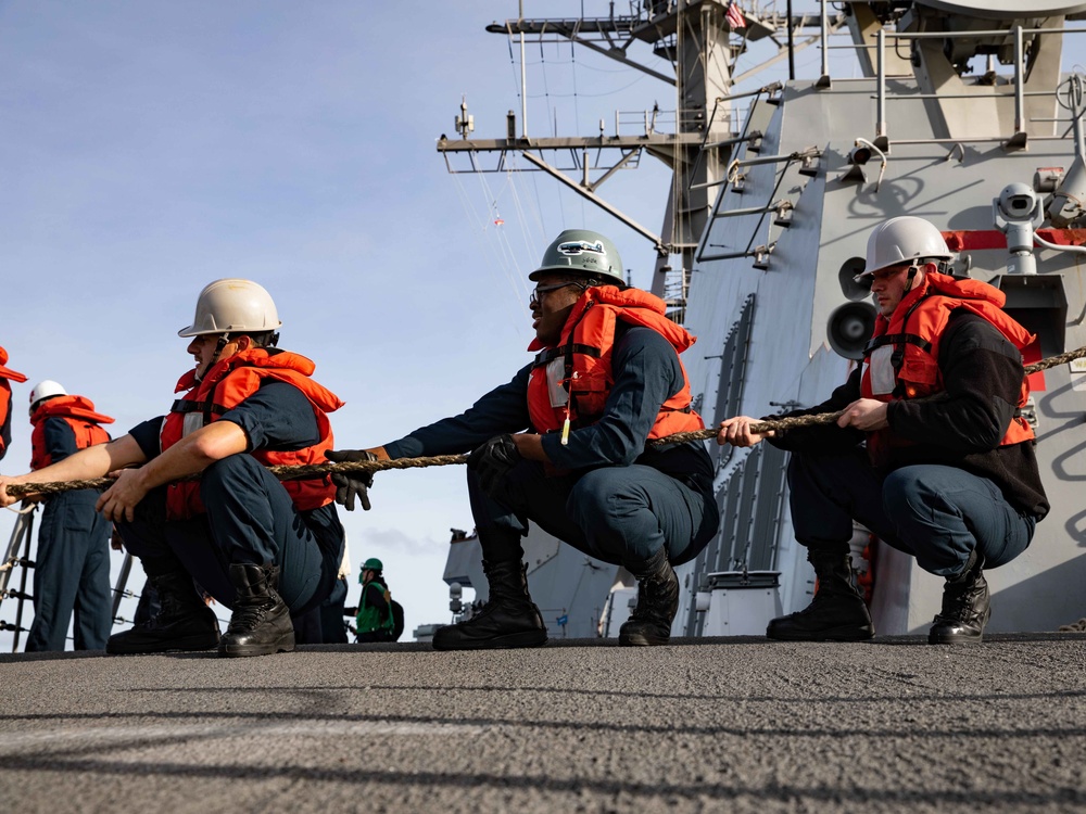 Thomas Hudner (DDG116) Participates in Silent Wolverine