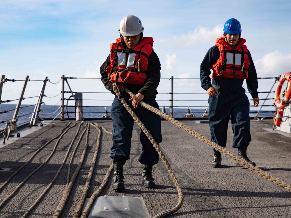 Thomas Hudner (DDG116) Participates in Silent Wolverine